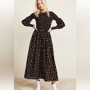 GANNI beacon maxi dress